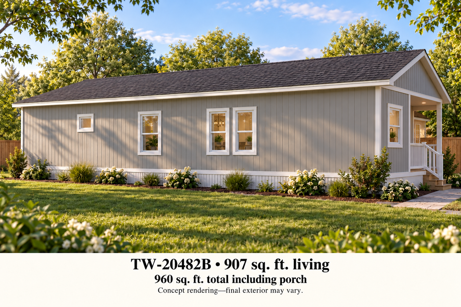 TW-20482B backyard exterior concept