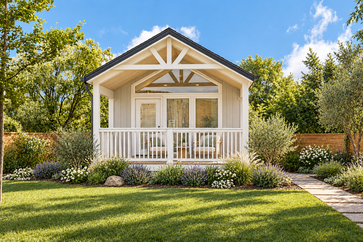 Model 2071 V2 California cottage design concept