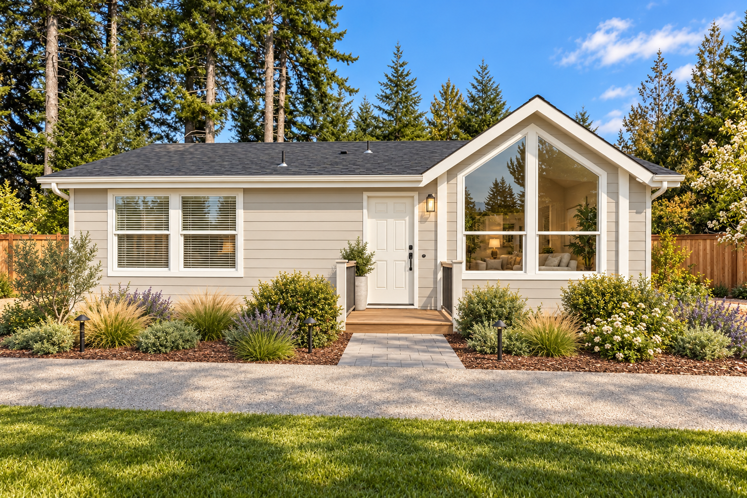 Model 2055 California cottage design concept