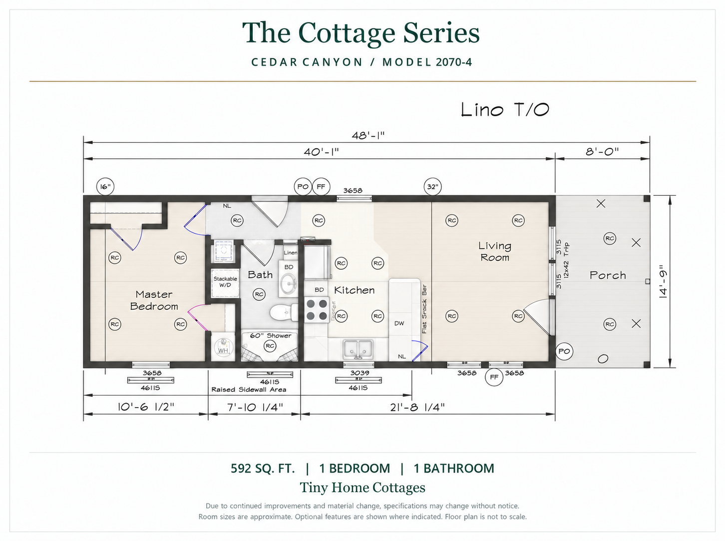 Cedar Canyon 2070-4 floor plan