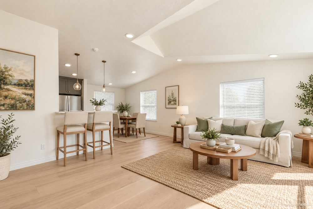 Model 2055 living area design concept