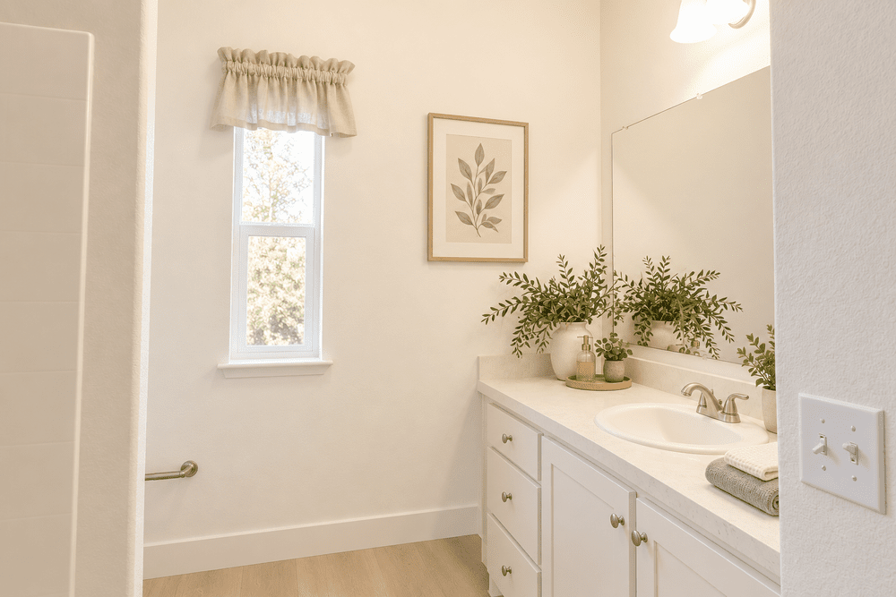 Model 2078 2BR bathroom design concept