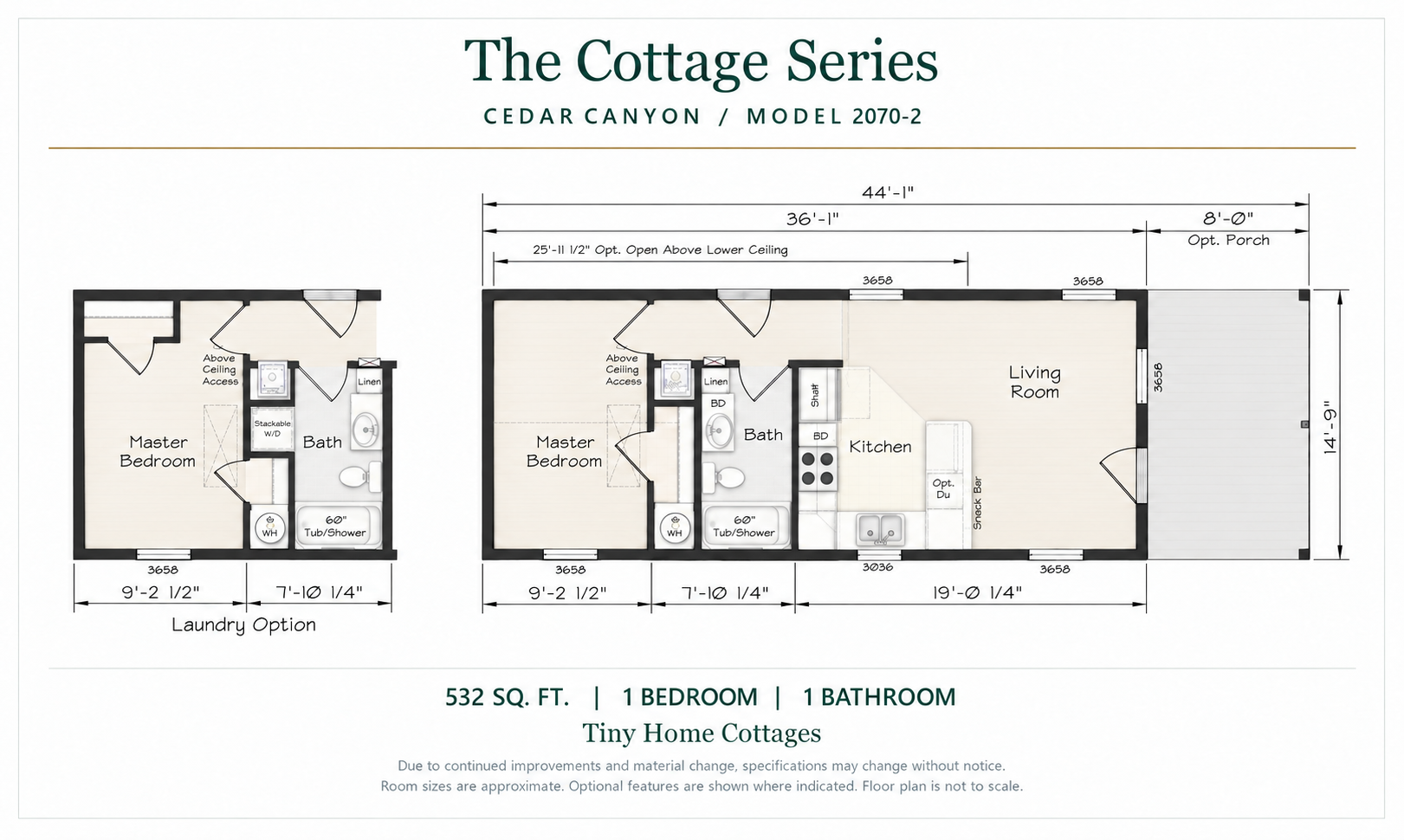 Cedar Canyon 2070-2 floor plan