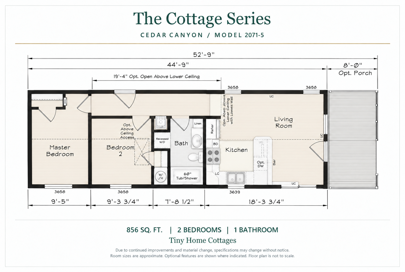 Cedar Canyon 2071-5 floor plan
