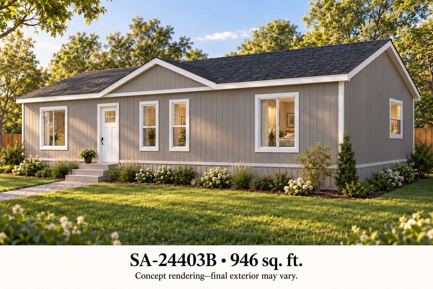 SA-24403B backyard exterior concept