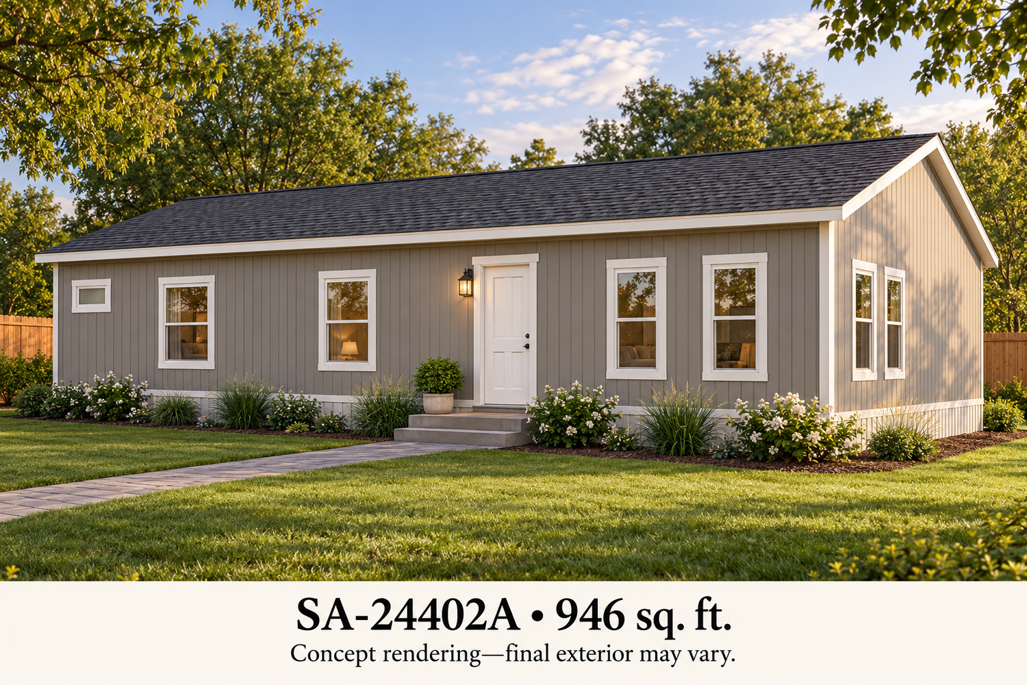 SA-24402A backyard exterior concept