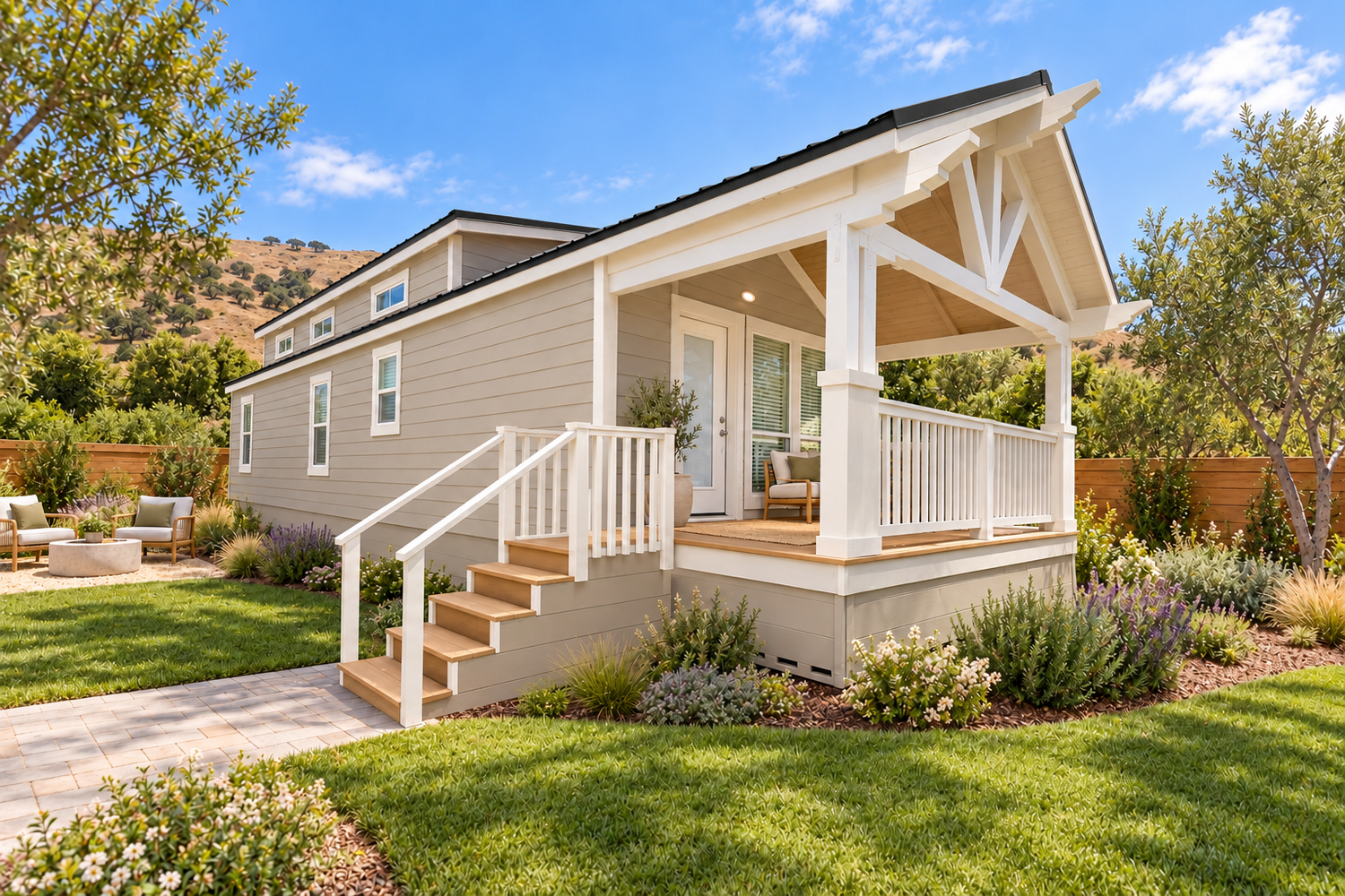 Model 2071-6 California cottage design concept