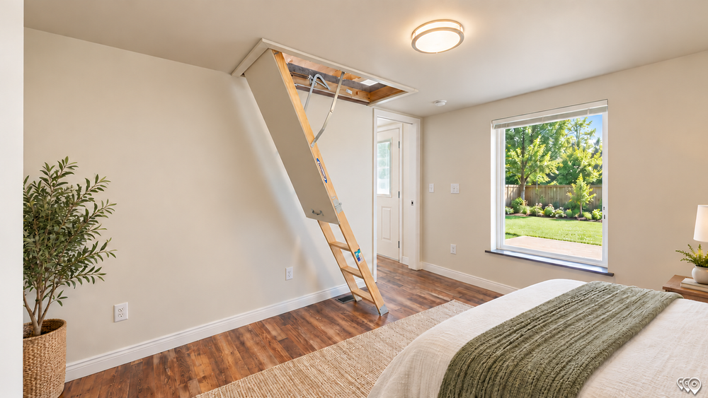 Model 2087 bedroom and optional storage access design concept