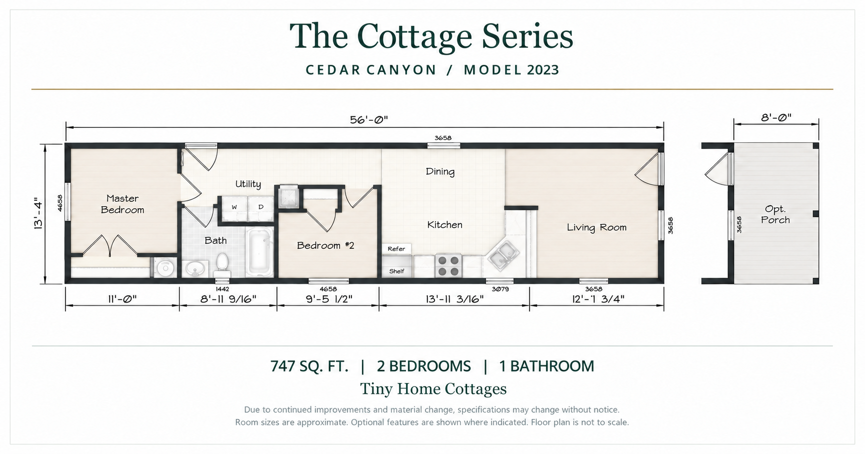 Cedar Canyon 2023 floor plan