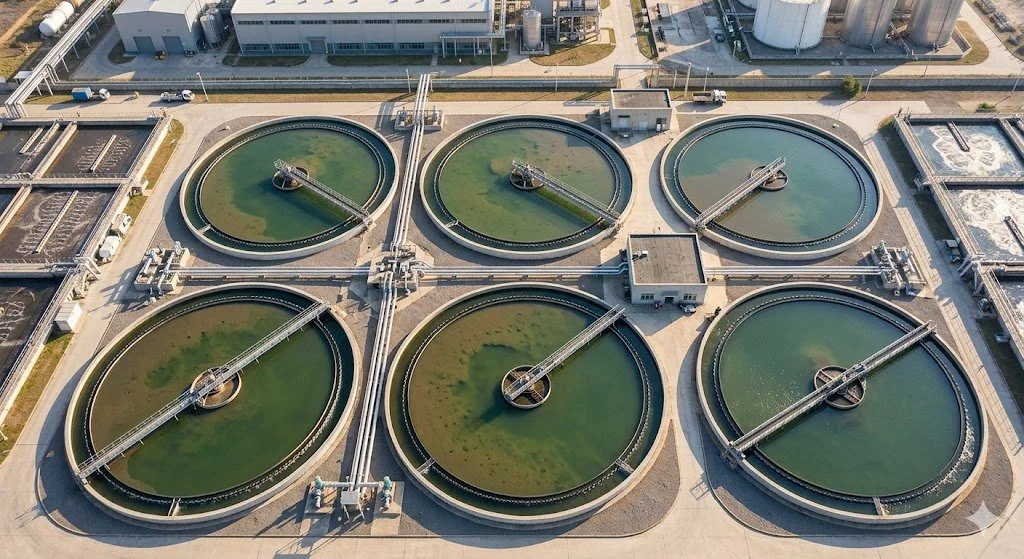 Industrial wastewater treatment facility