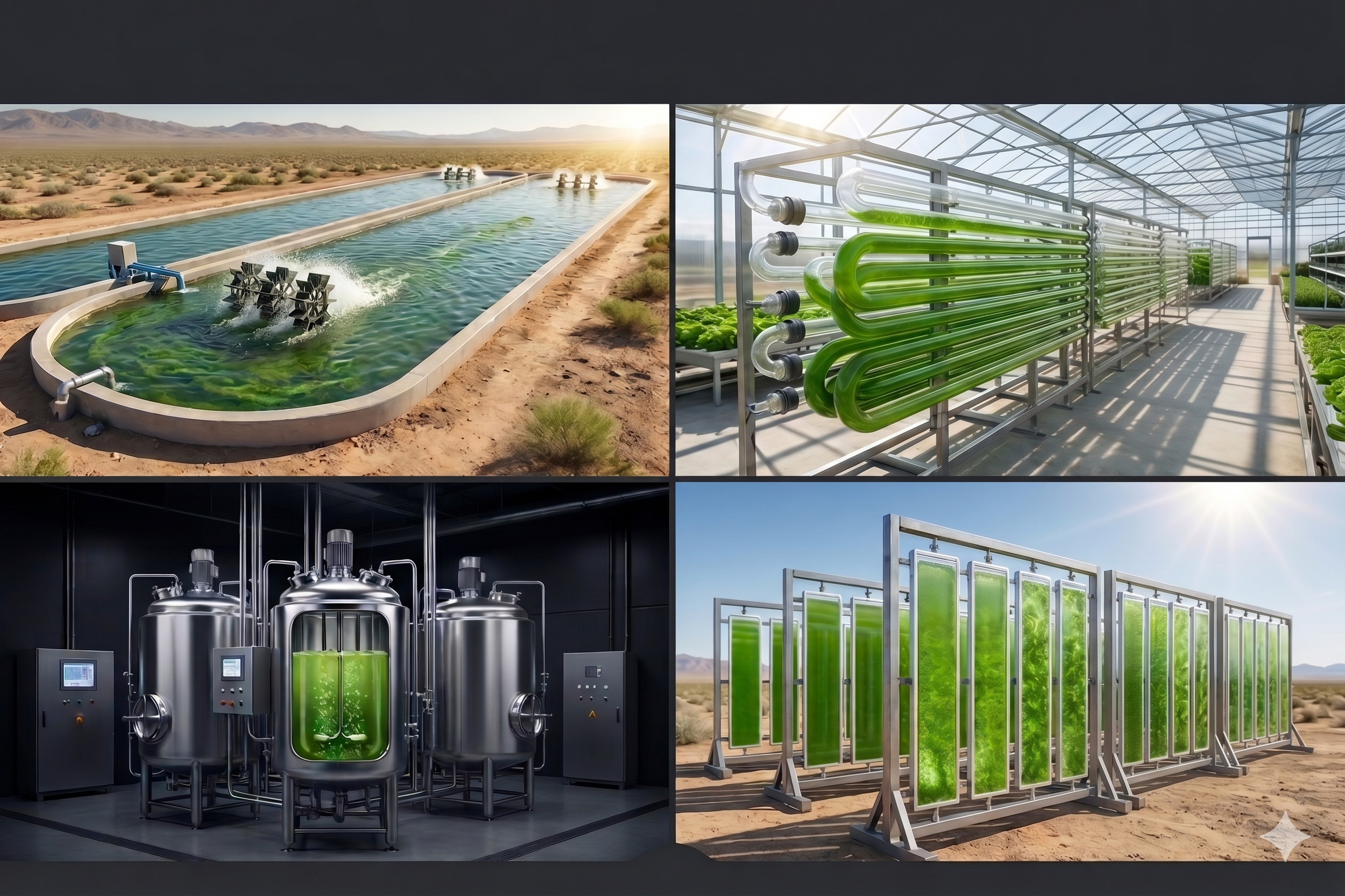 Bioprocessing and microalgae industrial equipment