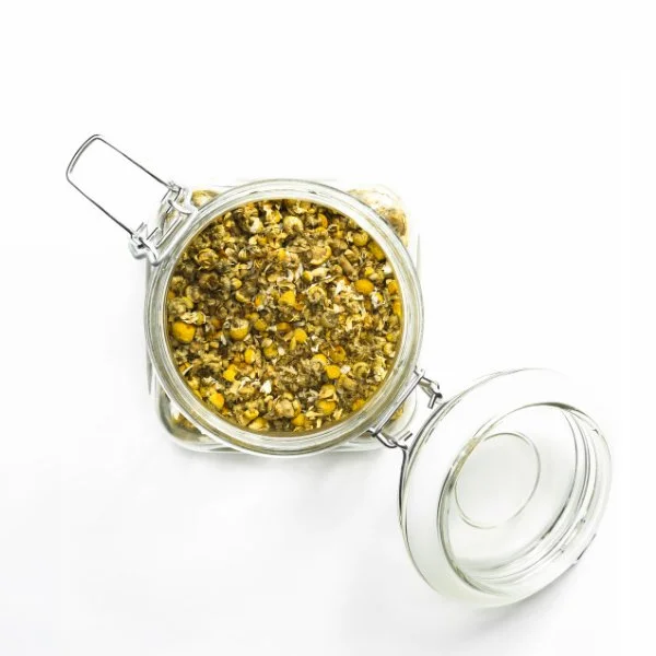 Store-bought chamomile herbs