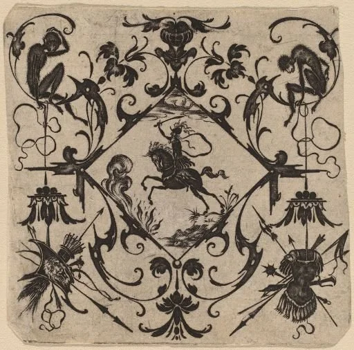 Ornament with Grotesque
Master CR1616