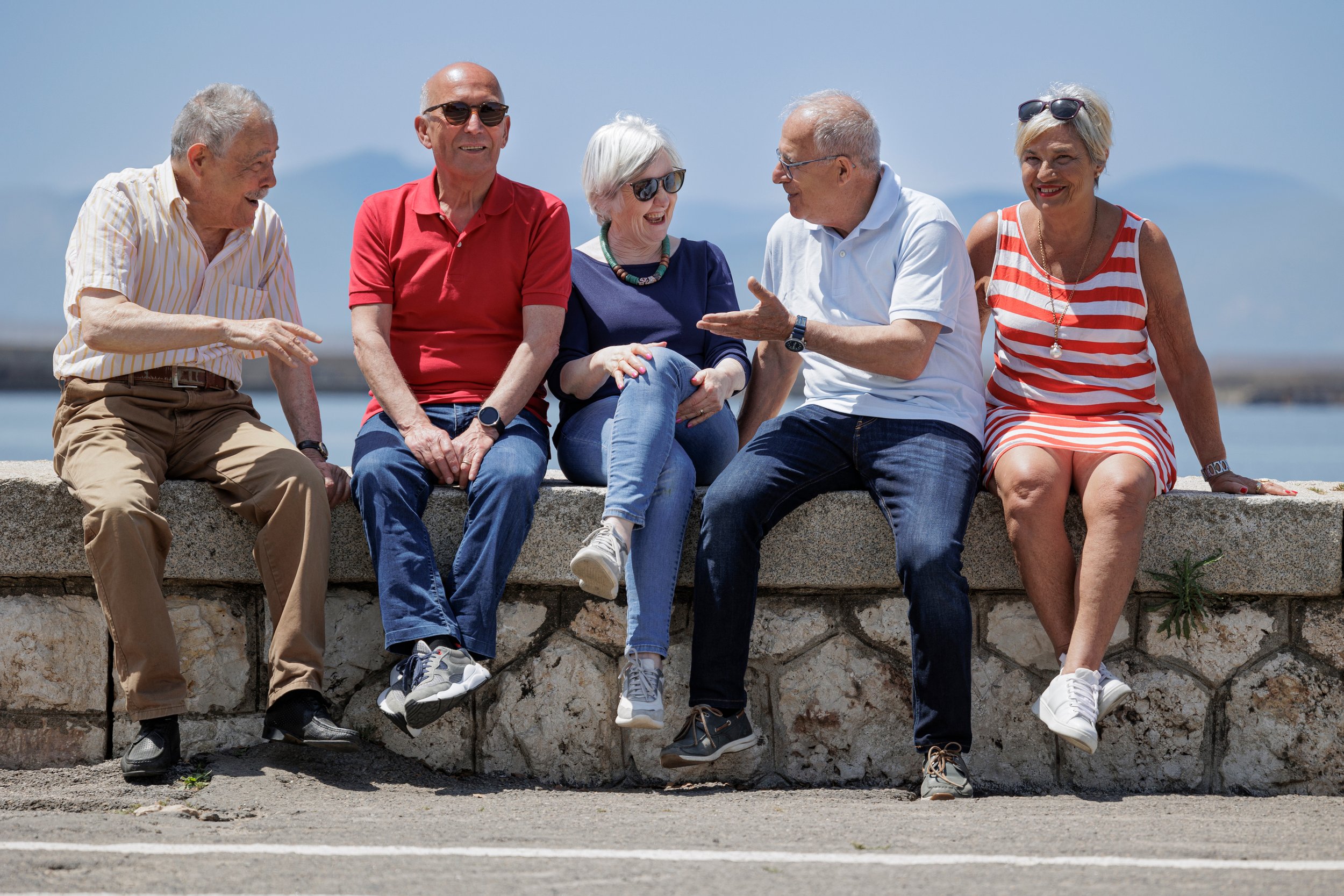 Grandparents chatting, the kind of conversation worth preserving