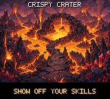 Crispy Crater world art