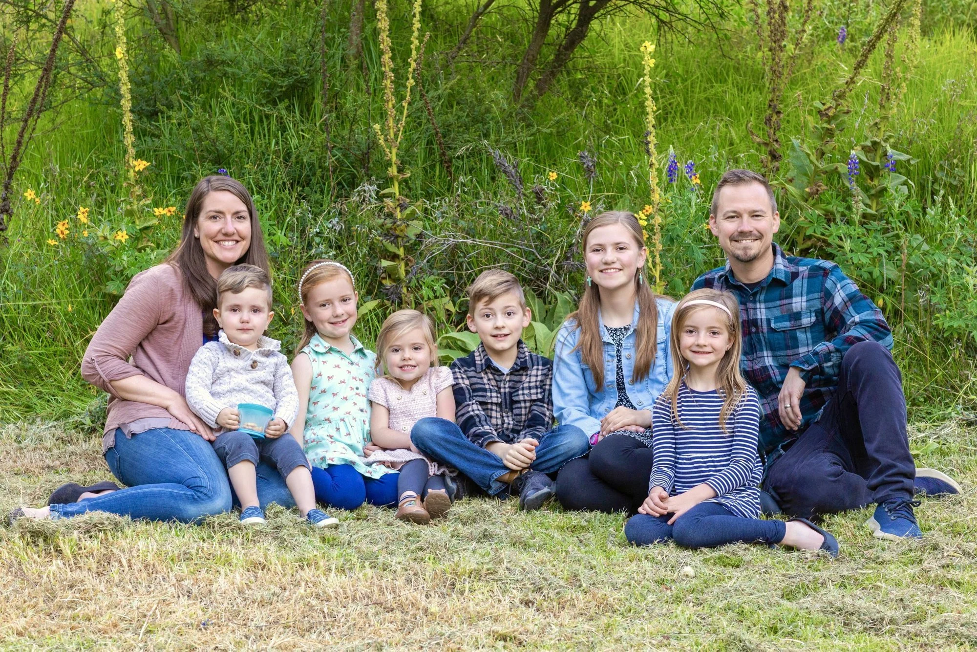 The Olsen family in Ecuador