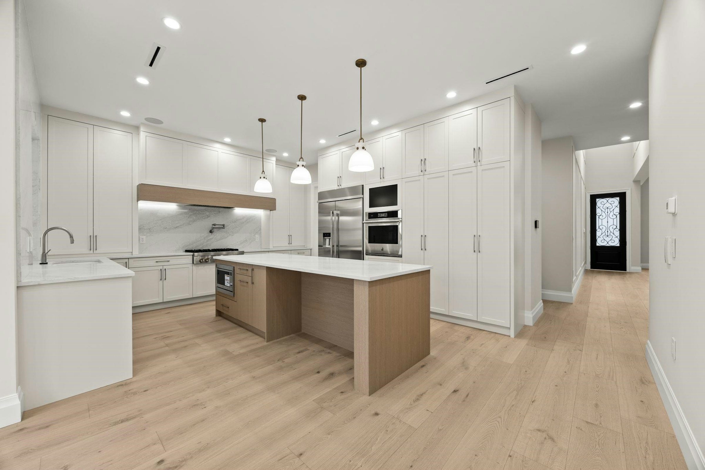 Fraser Heights kitchen lighting and appliance electrical work