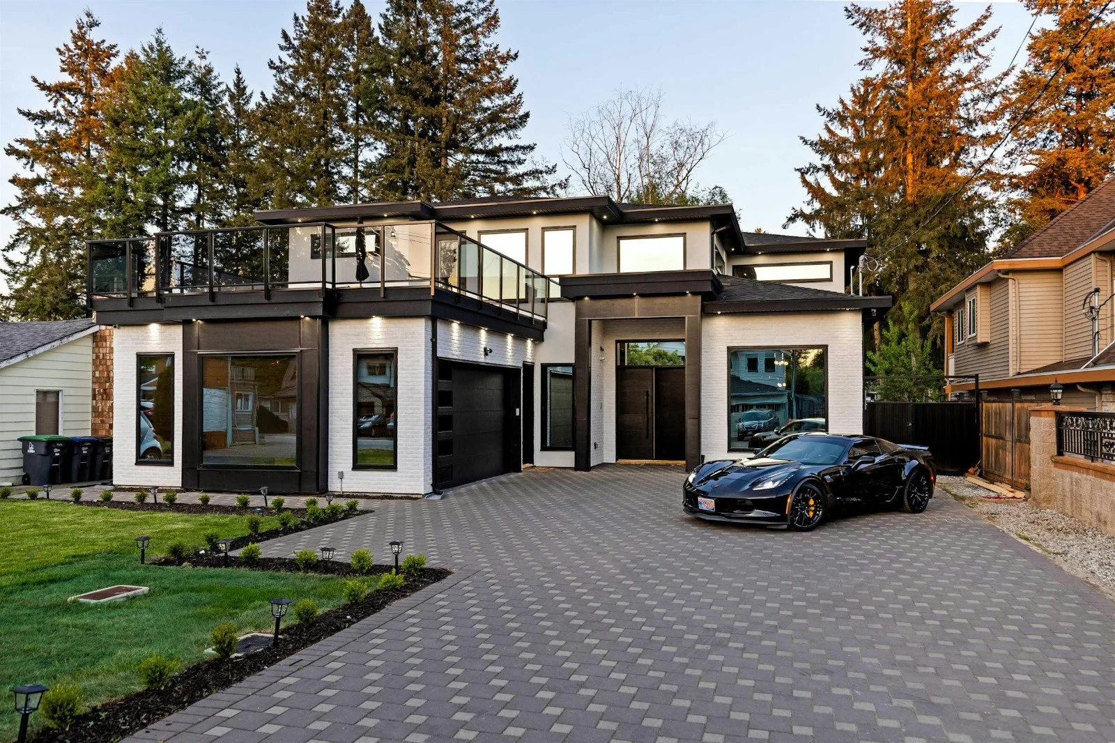 Fraser Heights custom home exterior electrical project