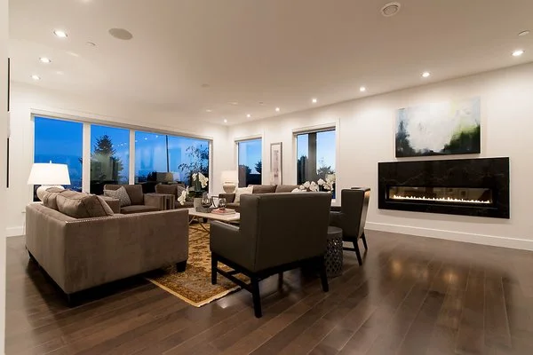 British Properties living room finish