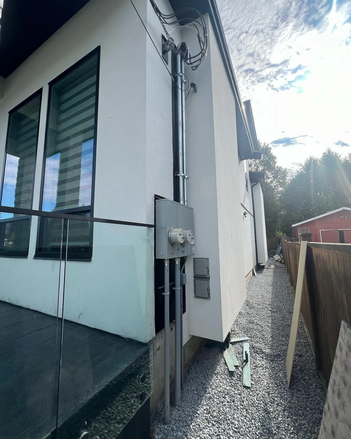 400 amp electrical service installation project
