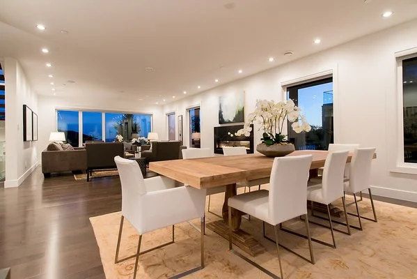 British Properties dining room electrical finish