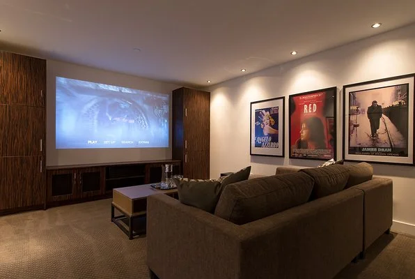 British Properties media room electrical work