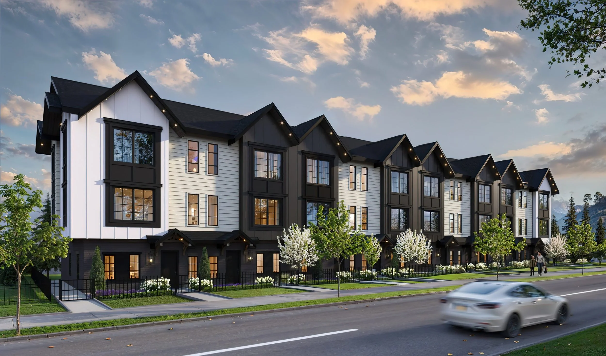 Langley 26 unit townhome electrical project in progress from Hundel Electric