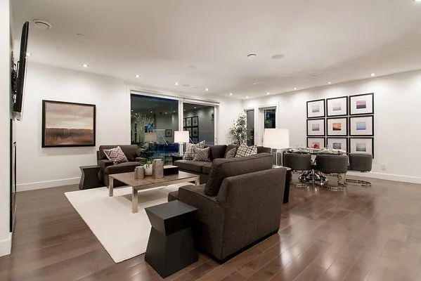 British Properties living room electrical work