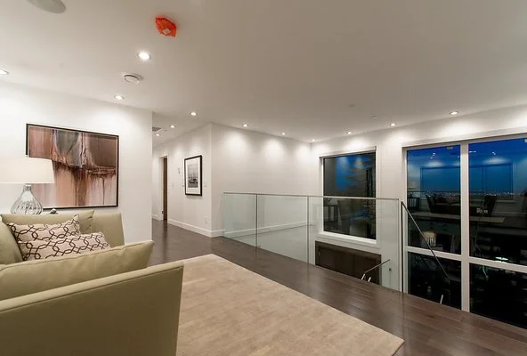British Properties living room electrical finish