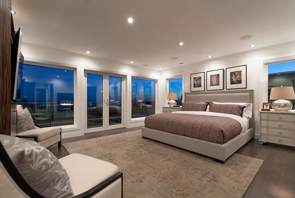 British Properties bedroom lighting