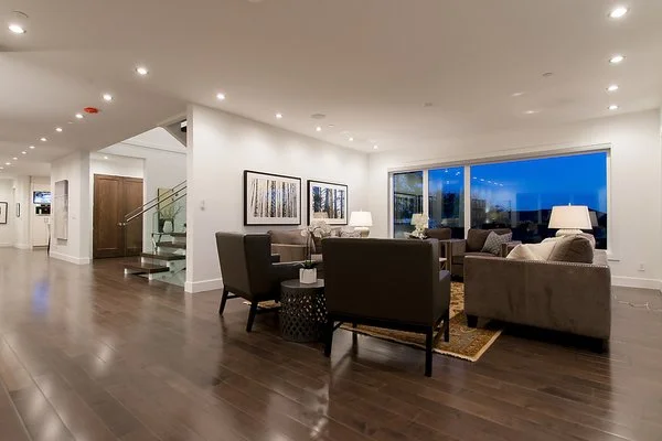 British Properties living room electrical finish
