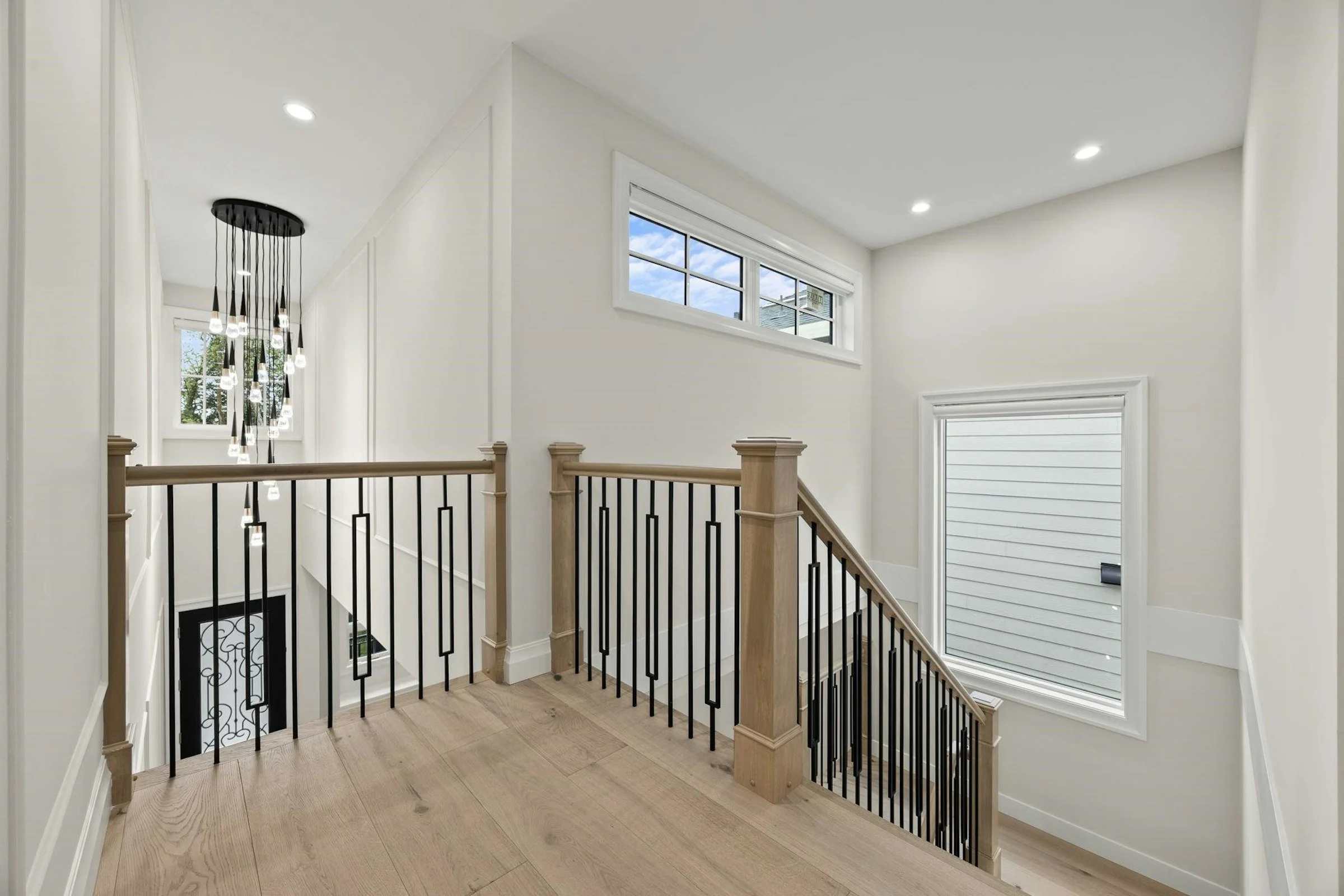Fraser Heights stair landing lighting