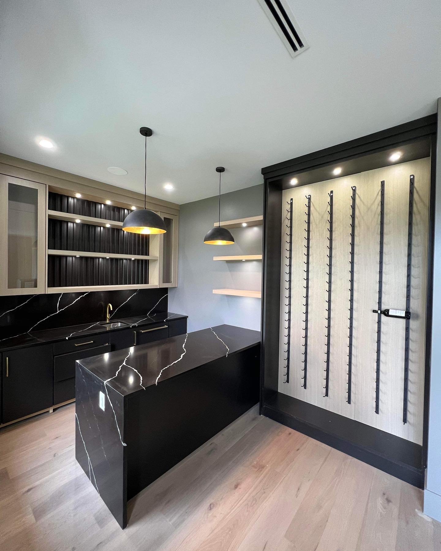 Custom kitchen cabinet lighting installation completed by Hundel Electric