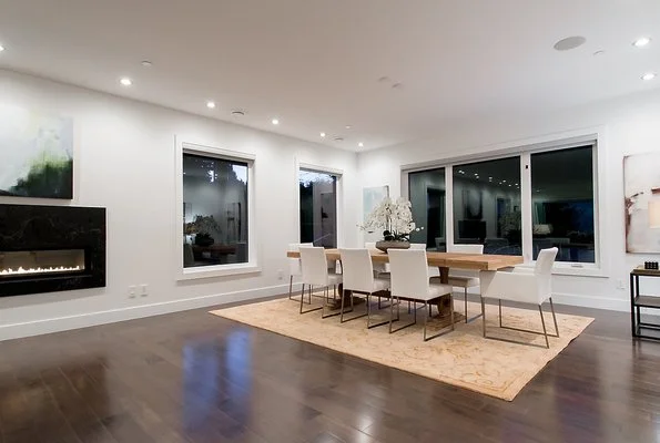 British Properties living room lighting detail