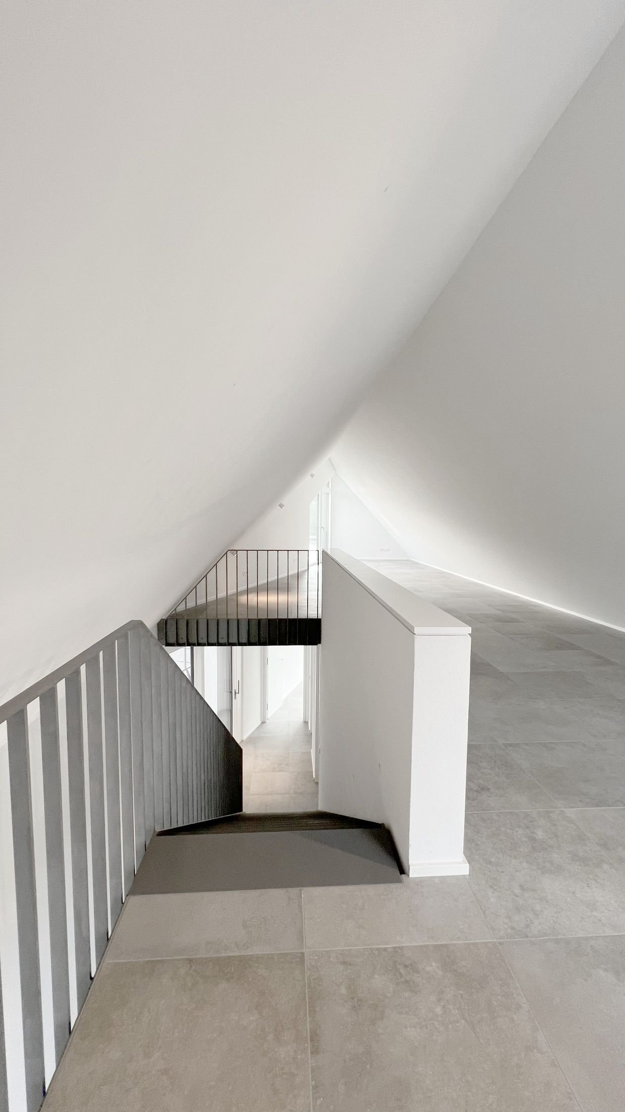 Stairs to the loft studio