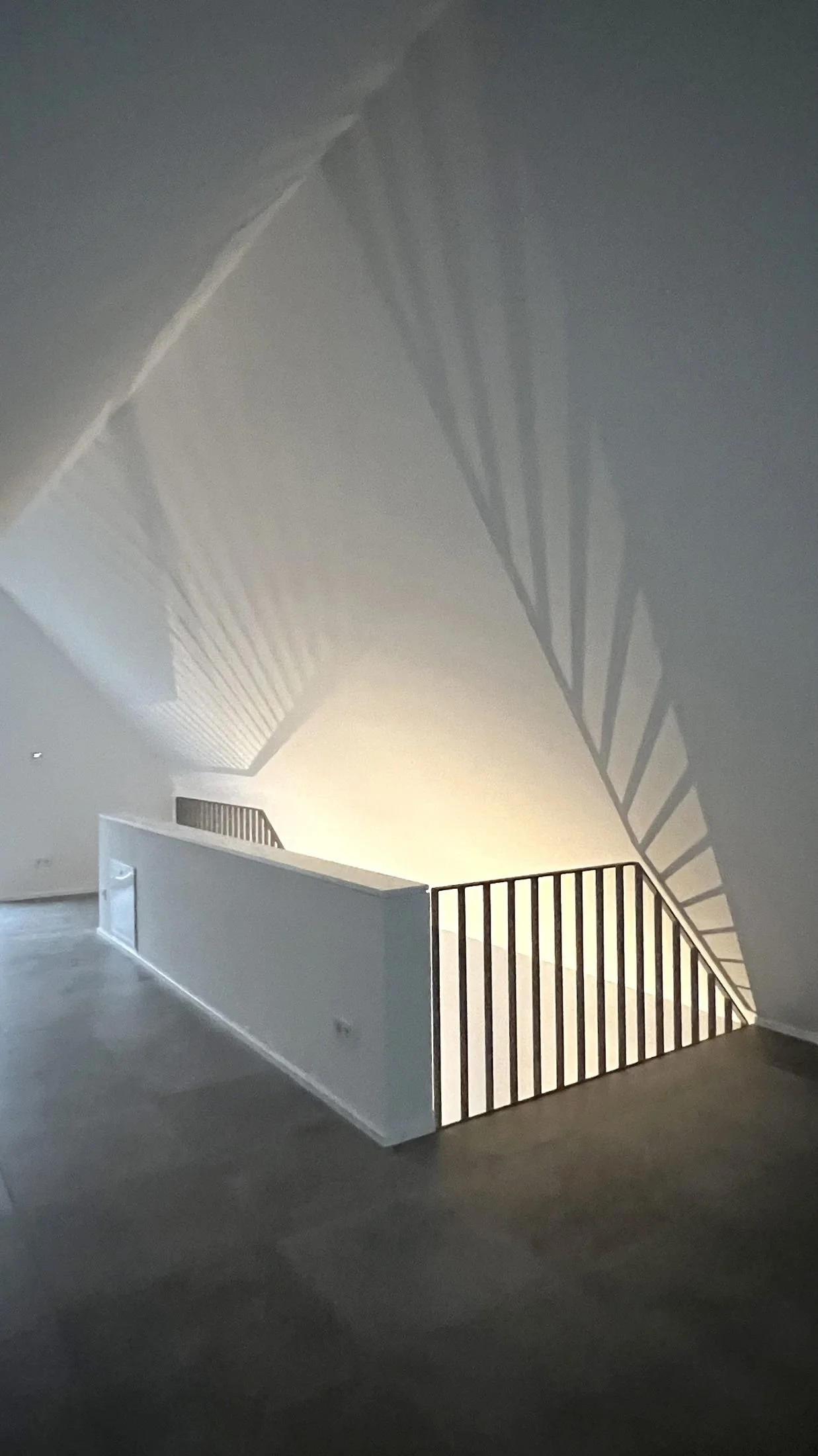 Play of light in the loft studio