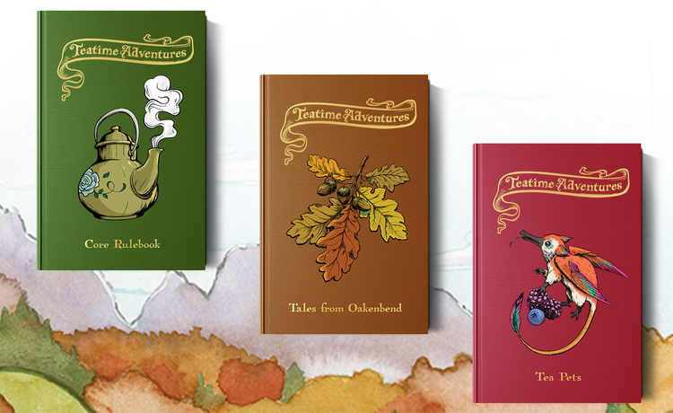 the three Teatime Adventures books,