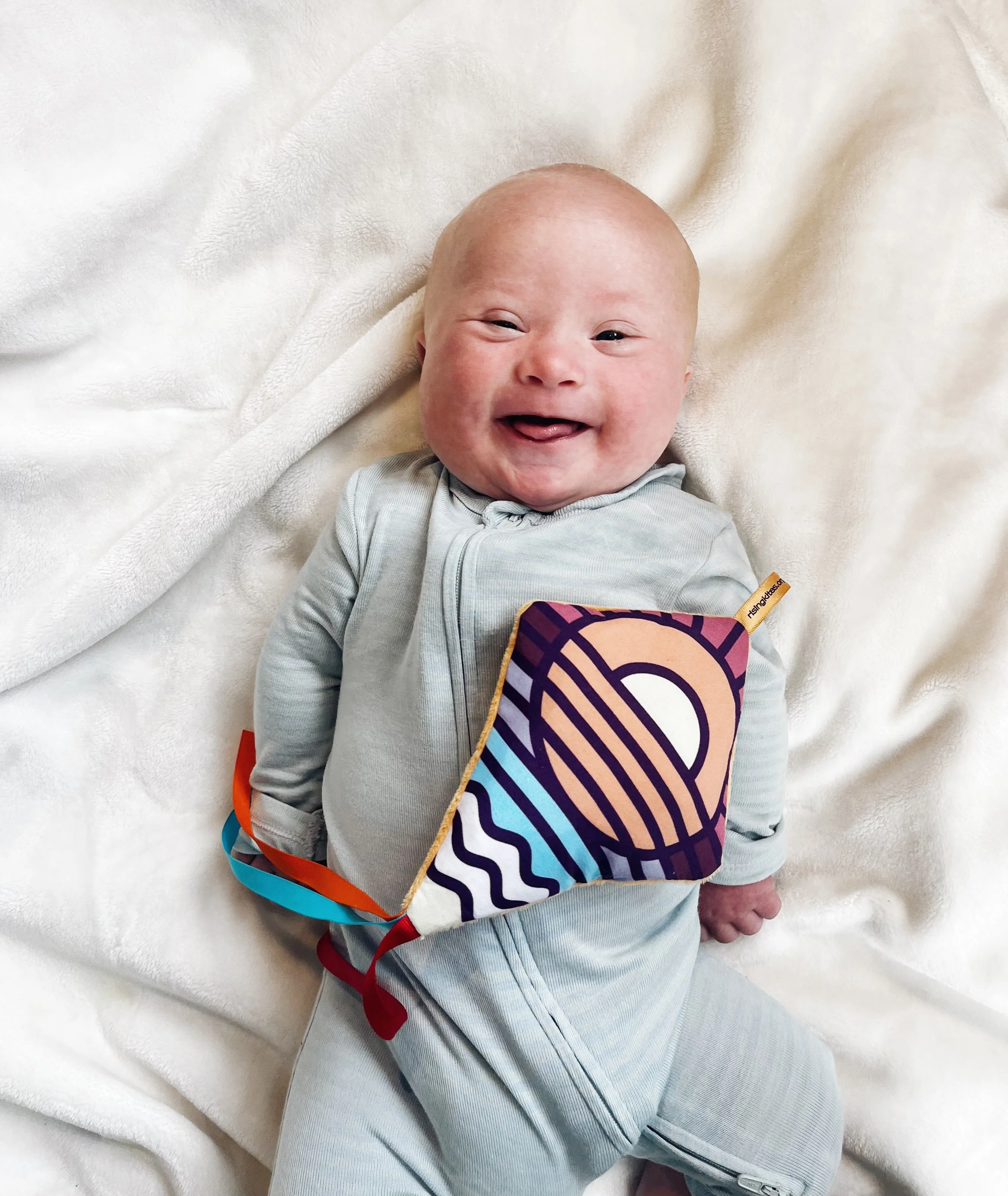 Rowan, a Rising Kites resource bag recipient
