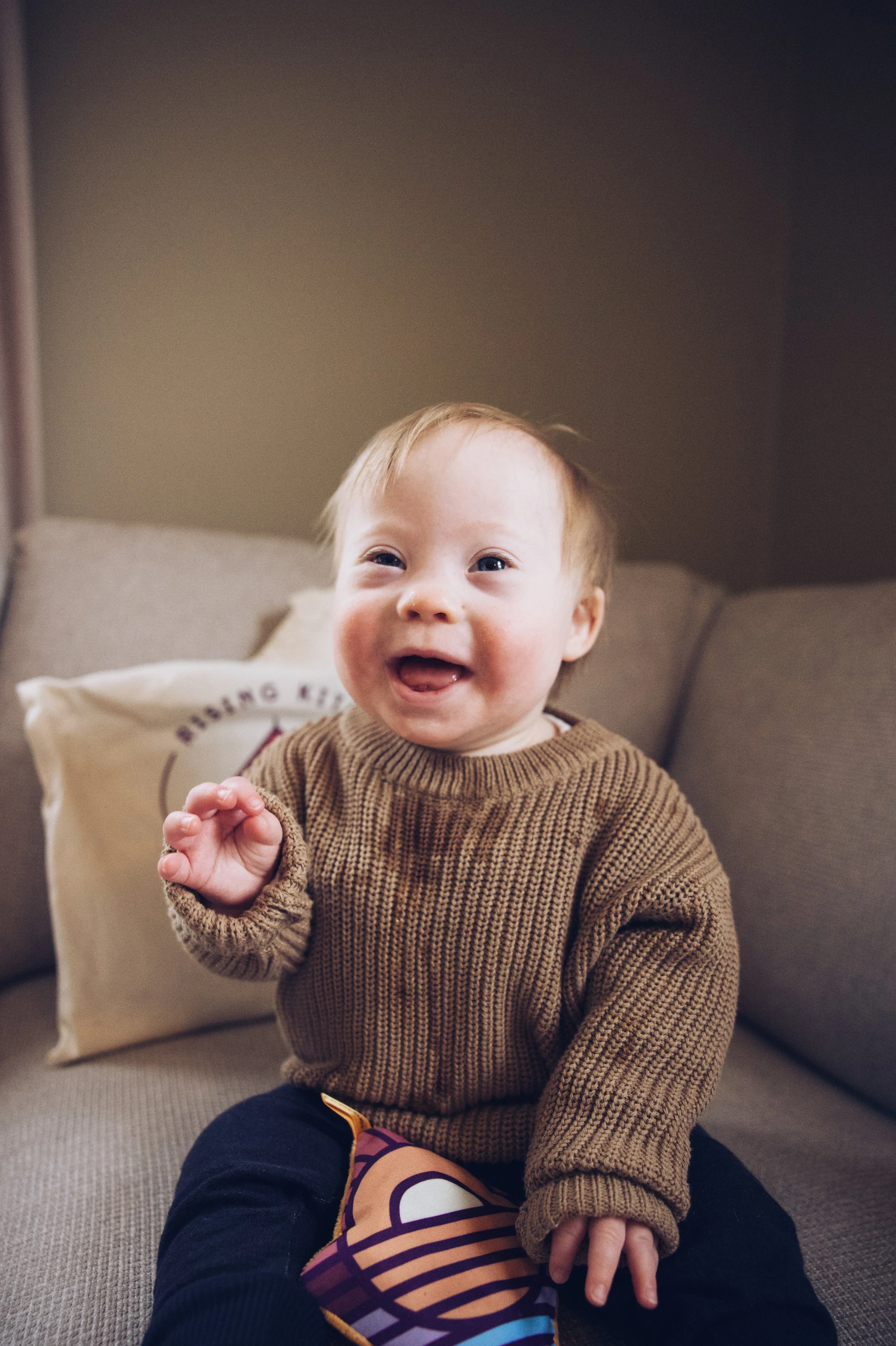 Baby with Down syndrome