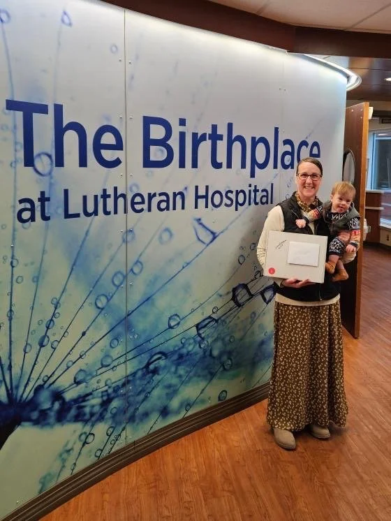 Rising Kites resource bags being delivered to a medical facility