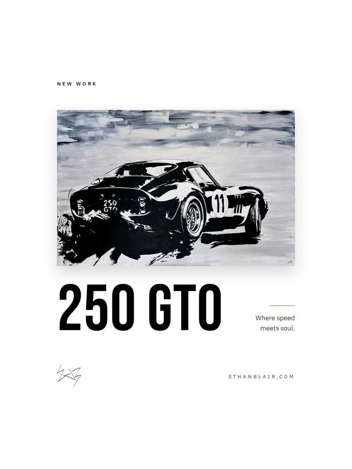 Ethan Blair Instagram post, New work post: 250 GTO
