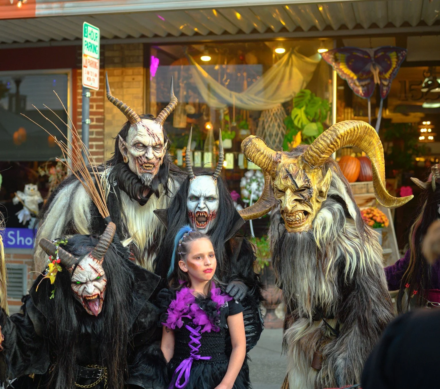Performers engaging with different age groups