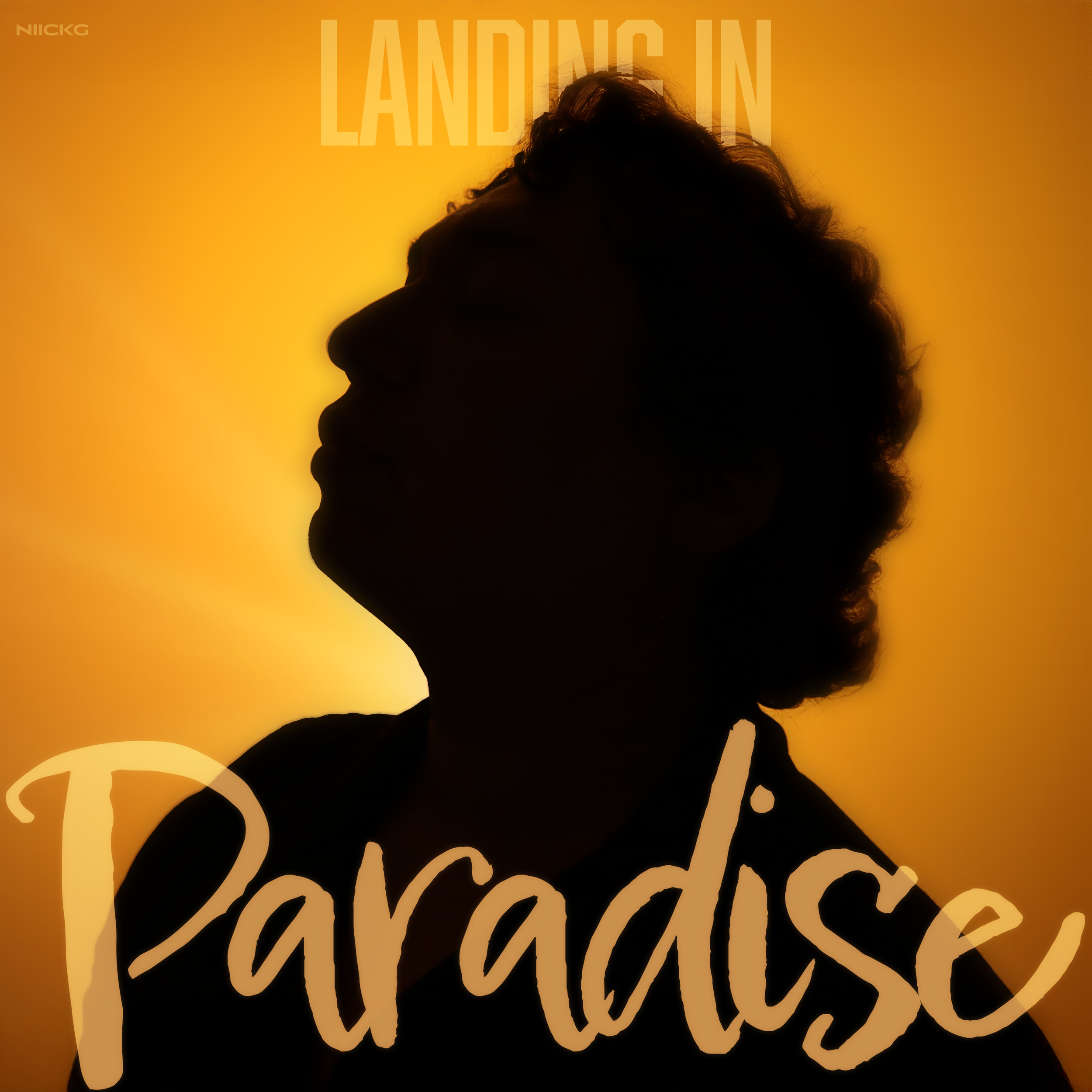 Landing in Paradise single cover by NIICKG
