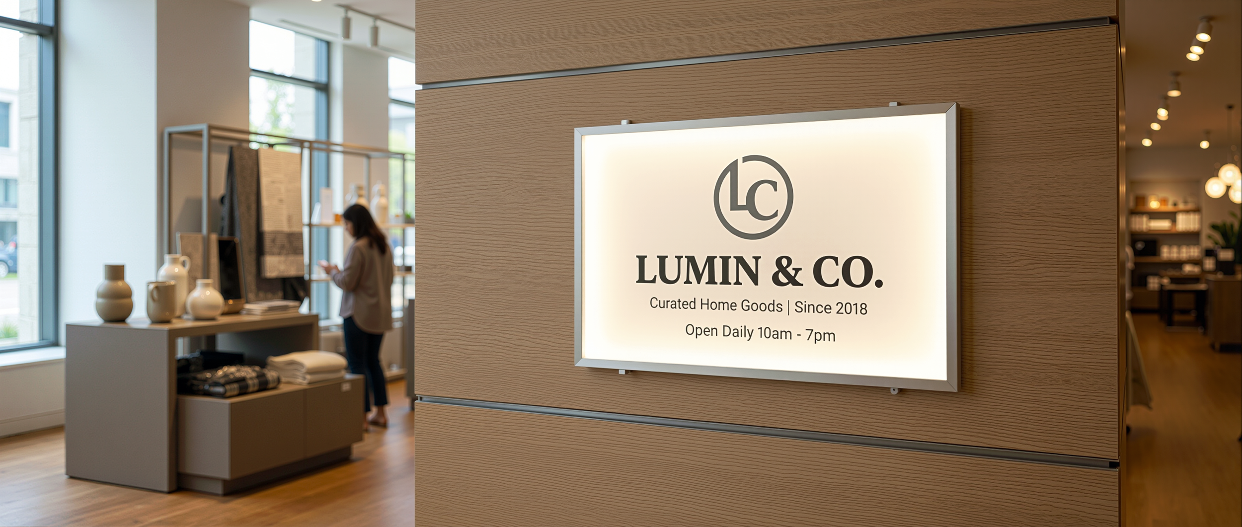 Backlit Lightbox Signage