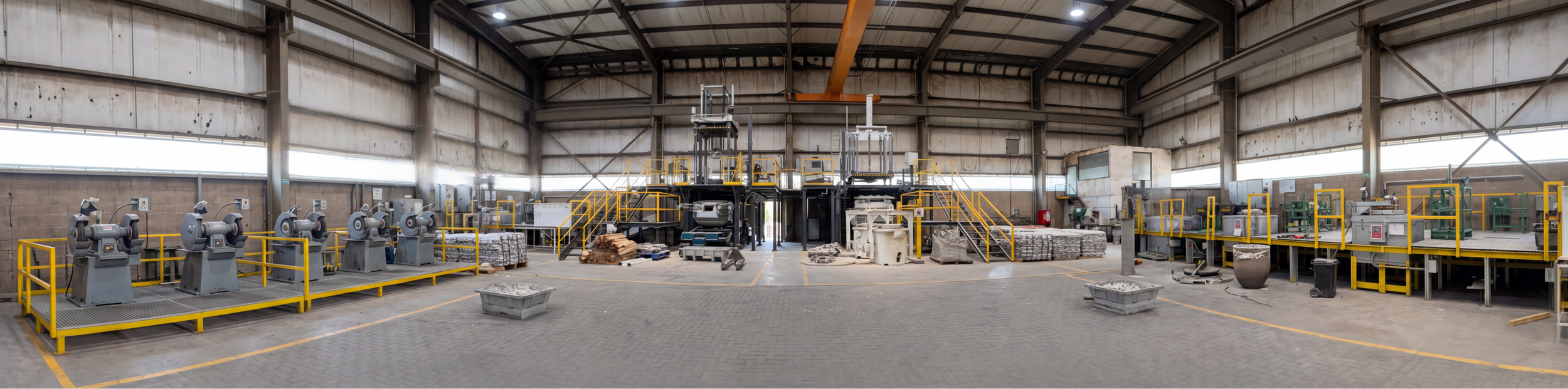 LPDC machine in operation — pressurized fill, permanent mold, ejected component
