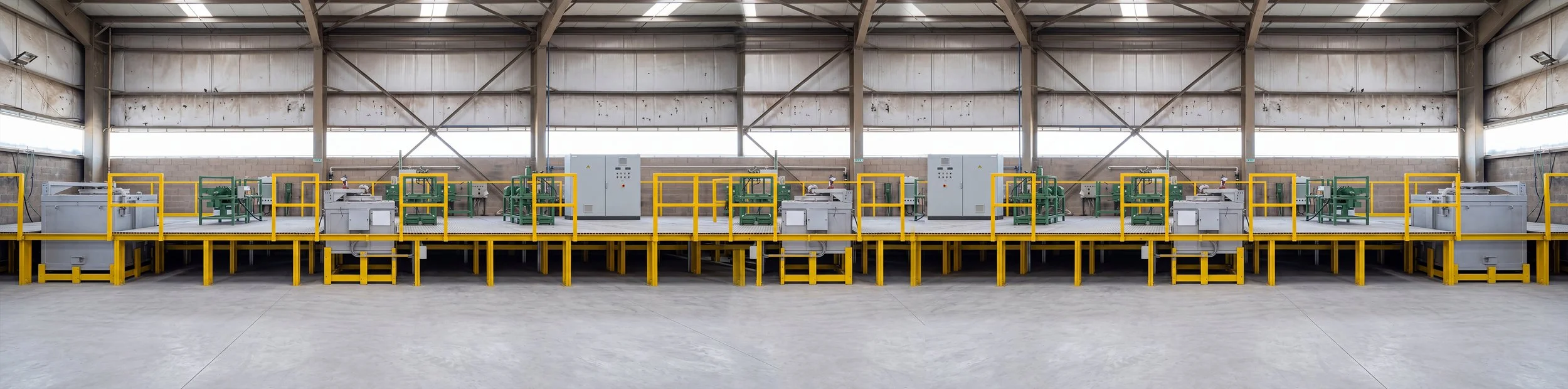 Gravity casting process — permanent mold casting in progress at CANEX foundry