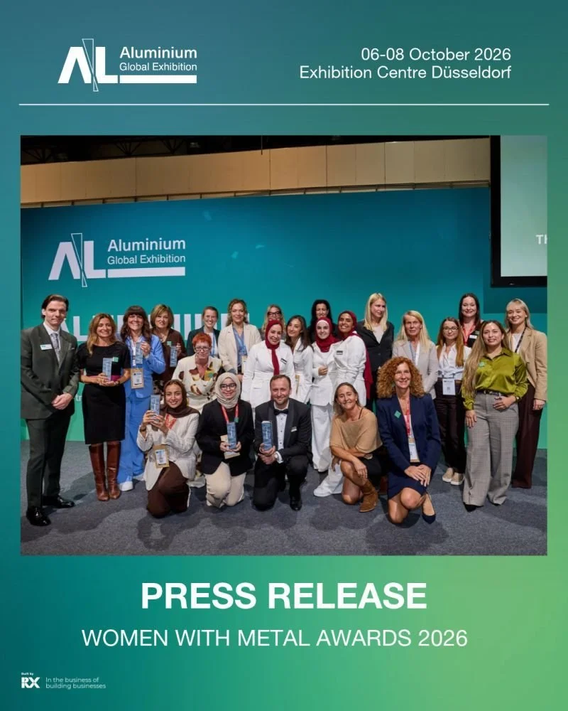 Women with Metal award ceremony at ALUMINIUM 2026