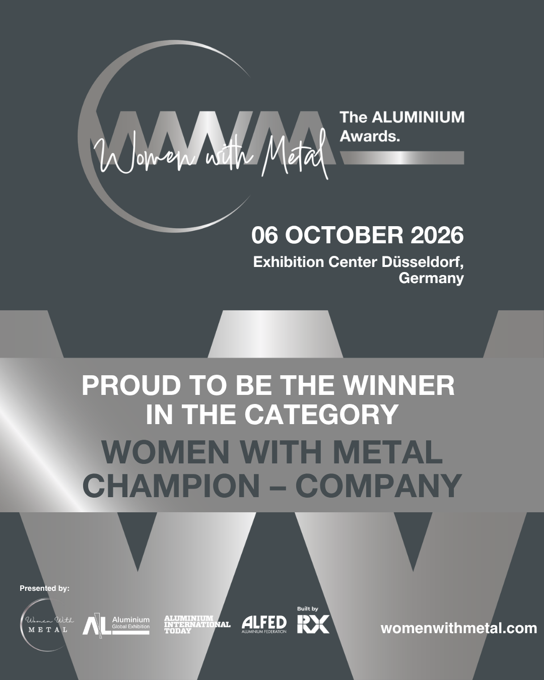 CANEX recognized as Champion Company at the Women with Metal awards