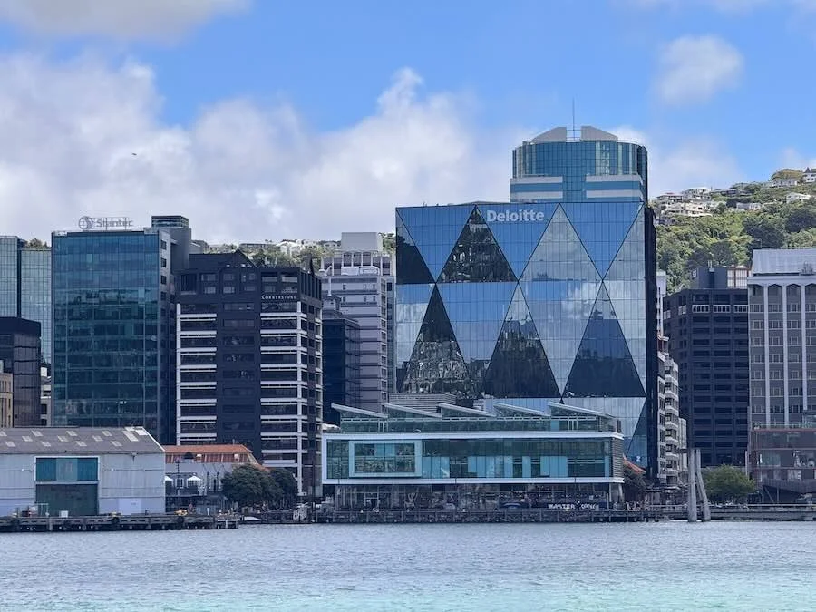 Wellington City Skyline from Oriental Bay