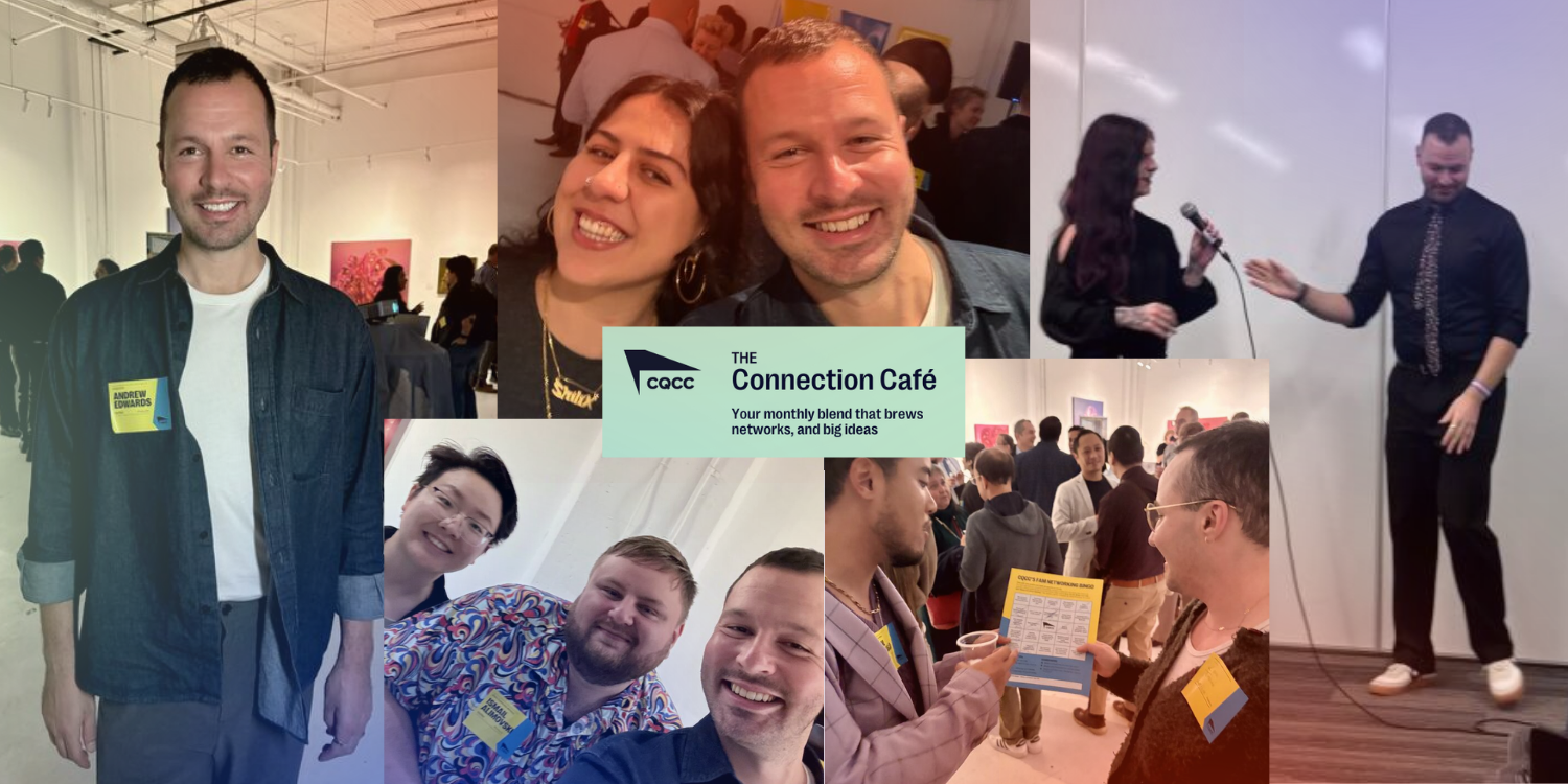 Project 6: Event host and speaker for CQCC's The Connection Café